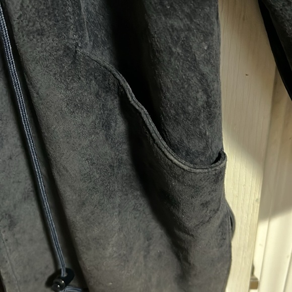 Vintage Suede Navy Blue Jacket - Picture 12 of 14